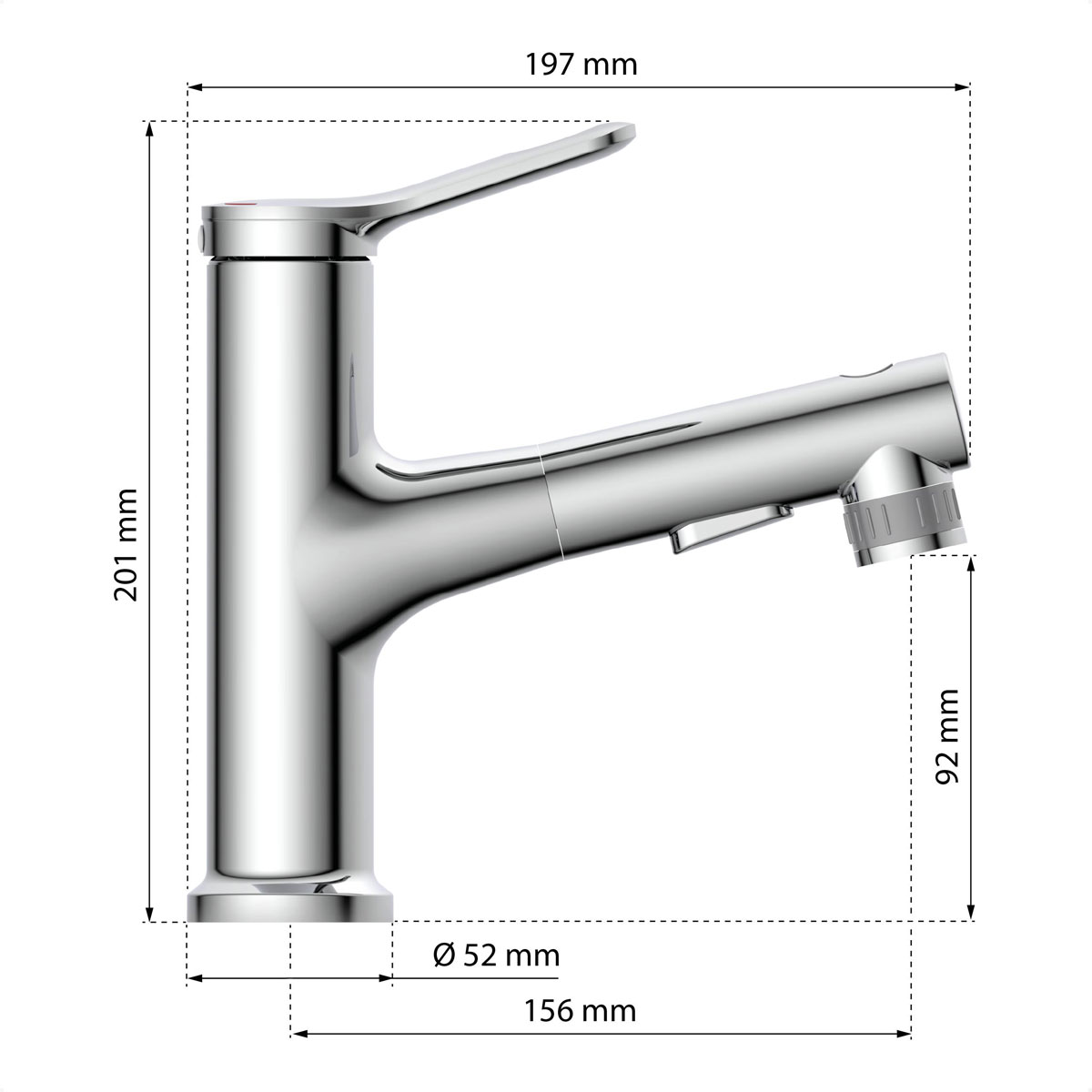 Eisl  Waschtischarmatur „Variabel“ chrom  Bild 3