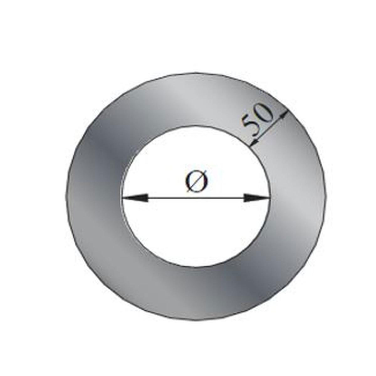 MyFireTool  Rosette grau 5 cm 135 mm MyFireTool  Rosette grau 5 cm 135 mm