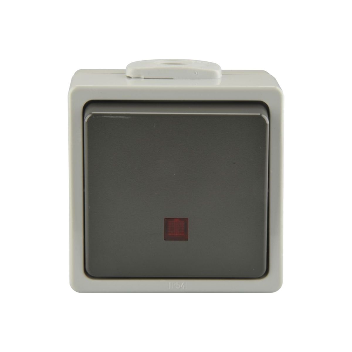 Kontroll-Wechelschalter AP gr./dklgr.