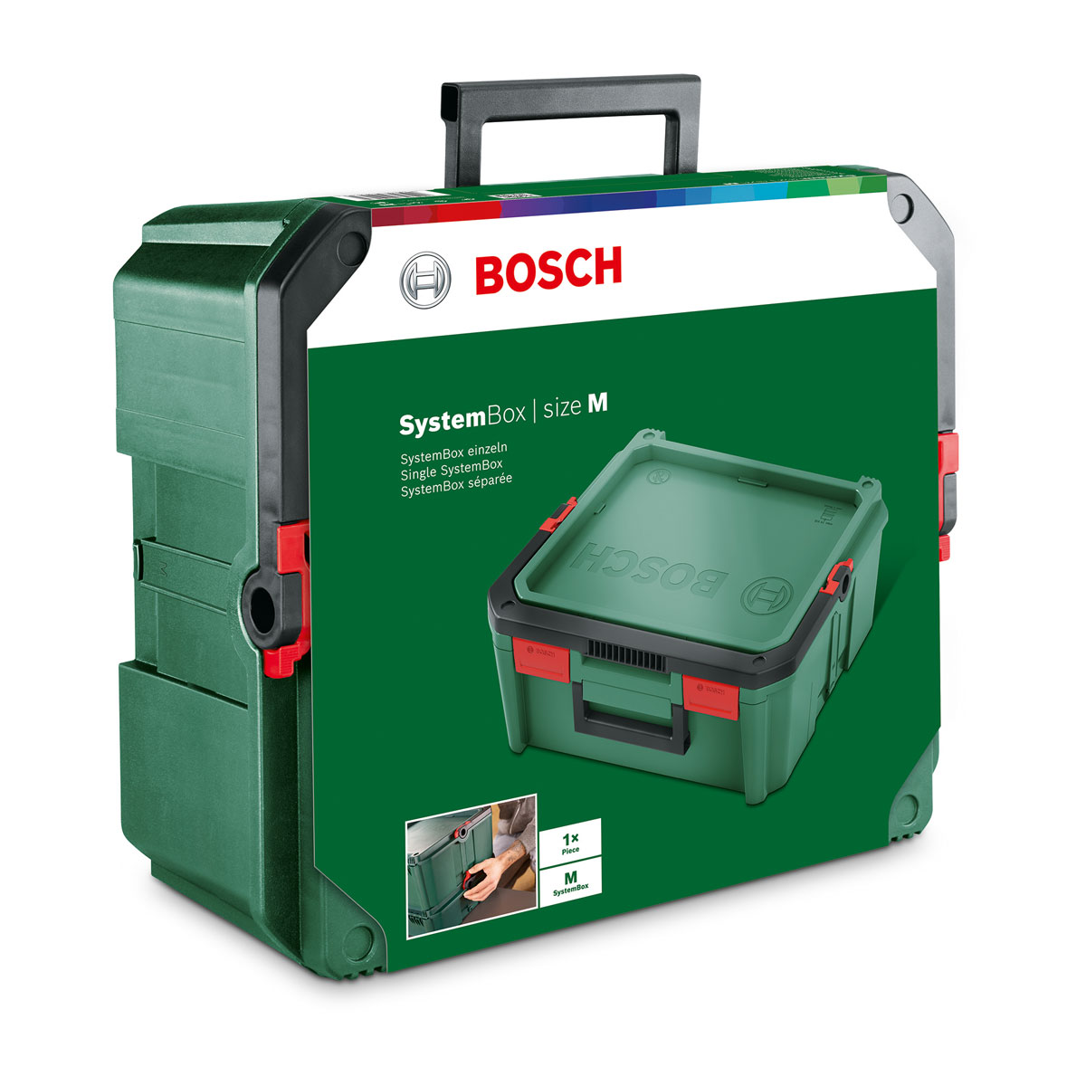 Bosch  Werkzeugkoffer SystemBox grün Größe M Bild 2