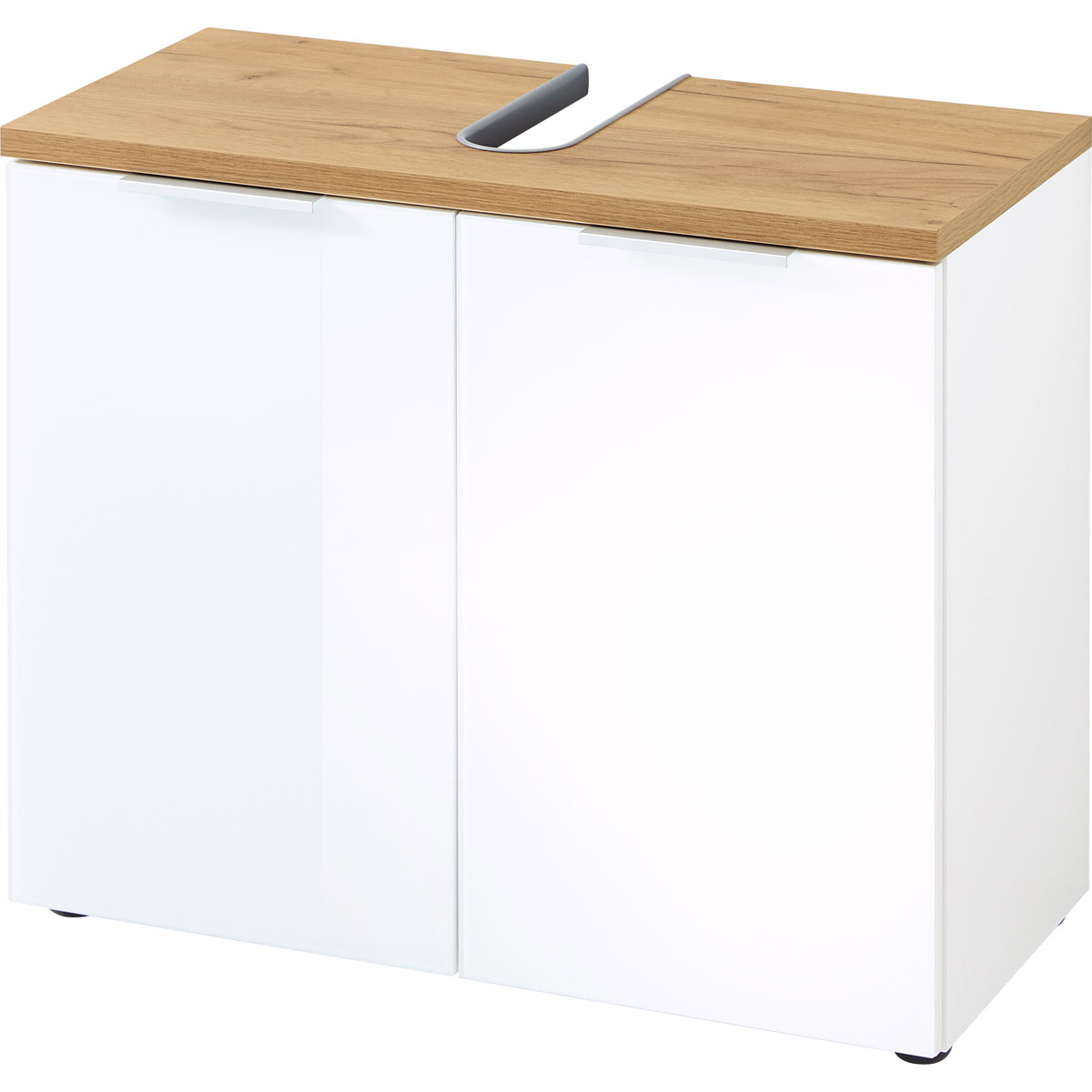 Waschbecken-Unterschrank 70 x 58 x 34 cm Navarra-Eiche-Nachbildung Bild 1