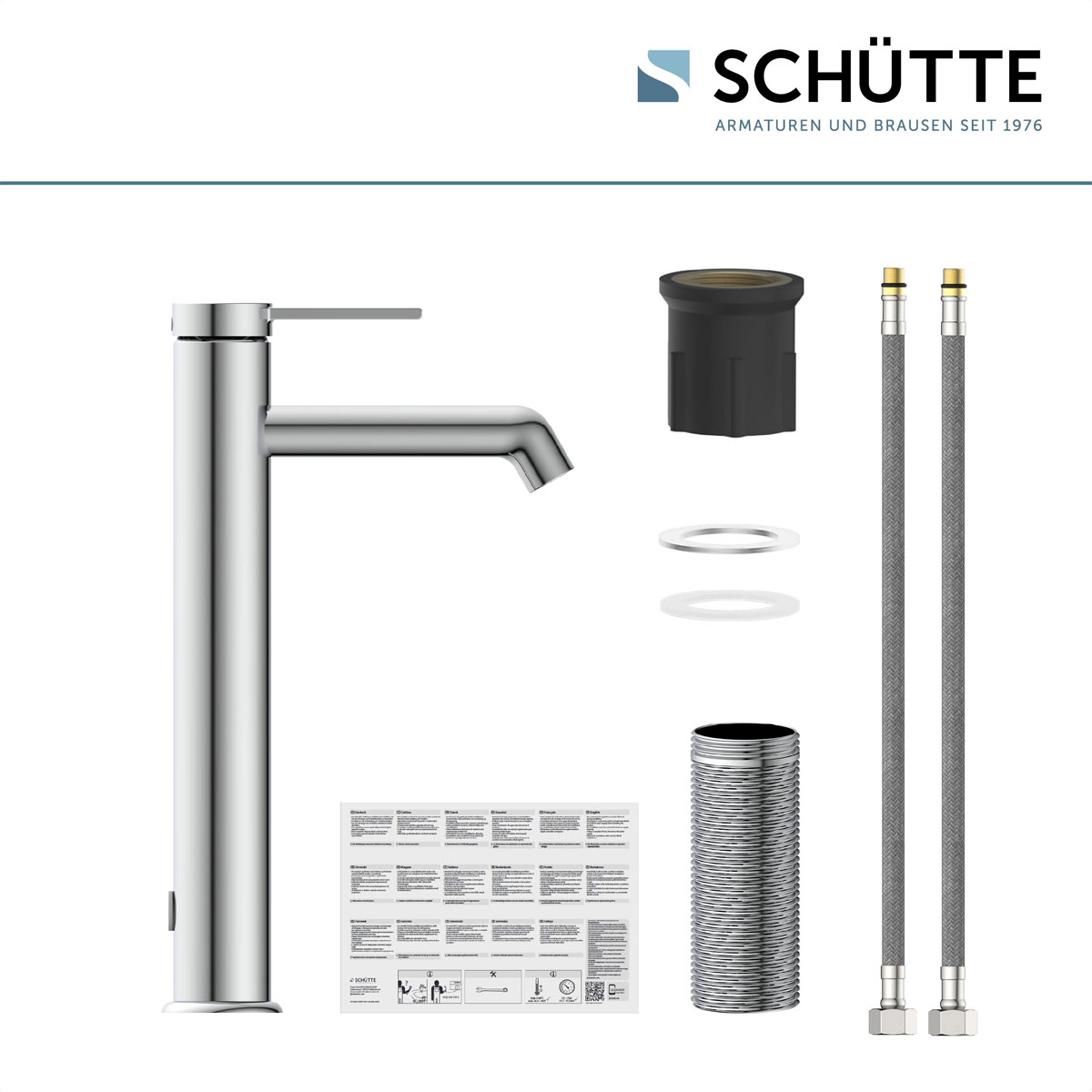 Schütte  Aufsatzwaschtischarmatur „Los Angeles“ chrom Eco-Klick-Funktion Bild 2