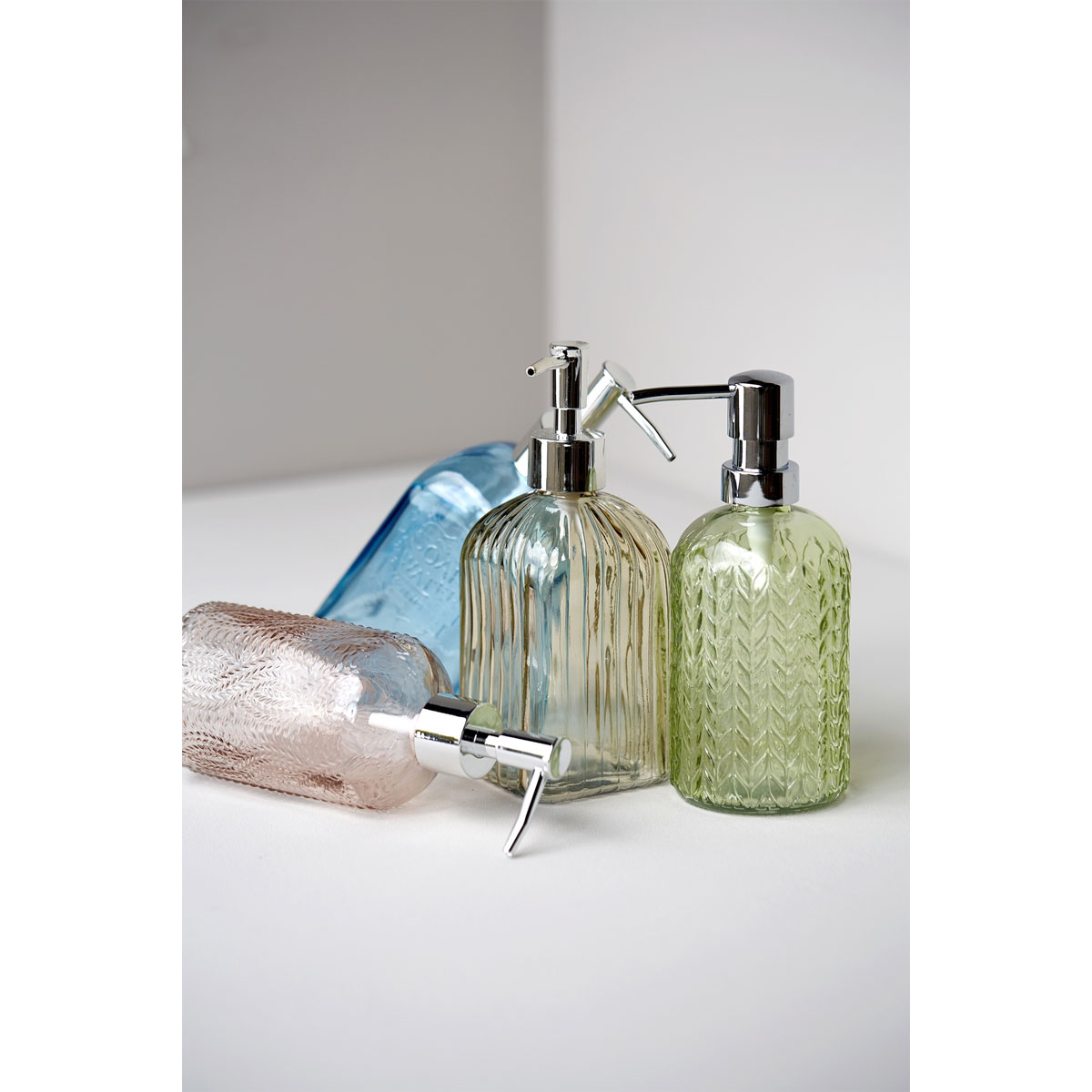 Wenko Seifenspender Vetro grün 400 ml Bild 2