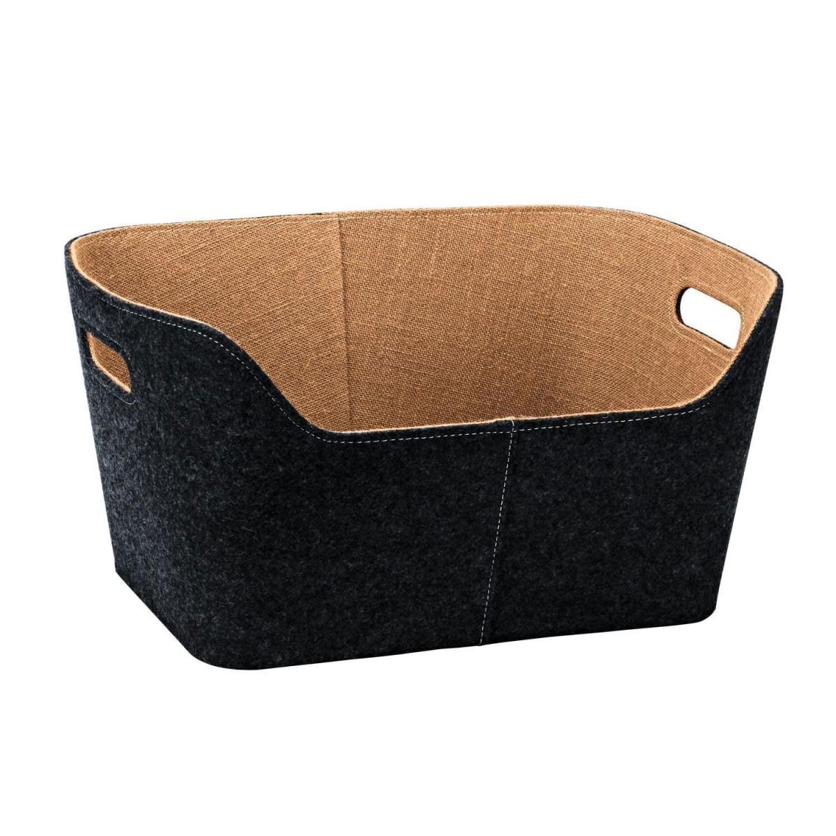 MyFireTool Filz-Holzkorb mit Jute