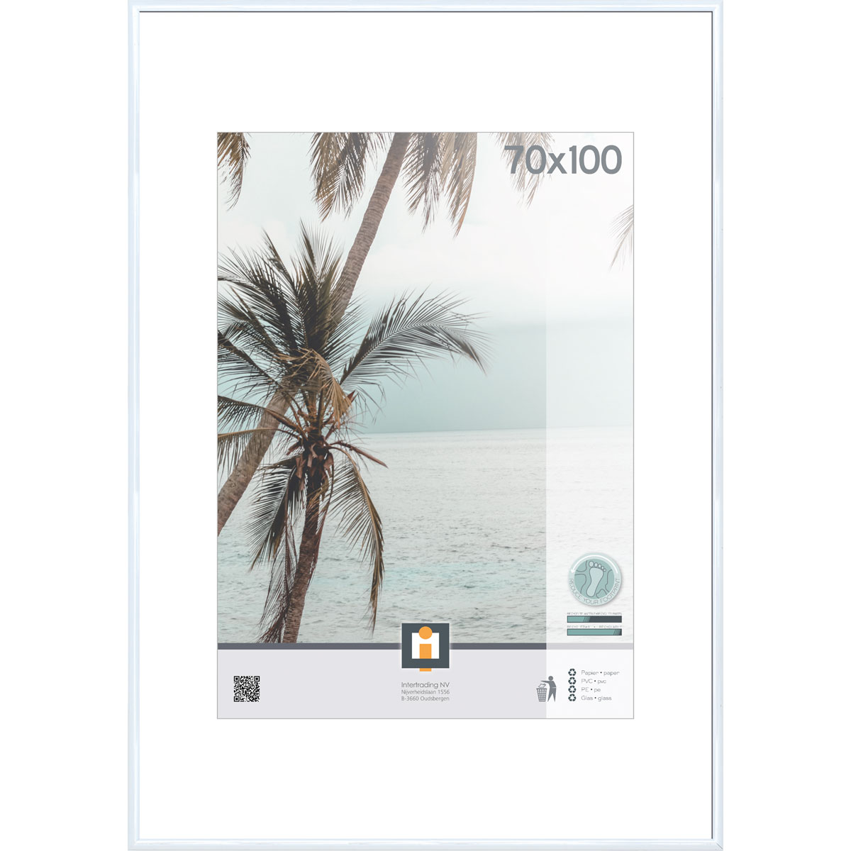 Bilderrahmen Kyoto 70x100 cm weiß