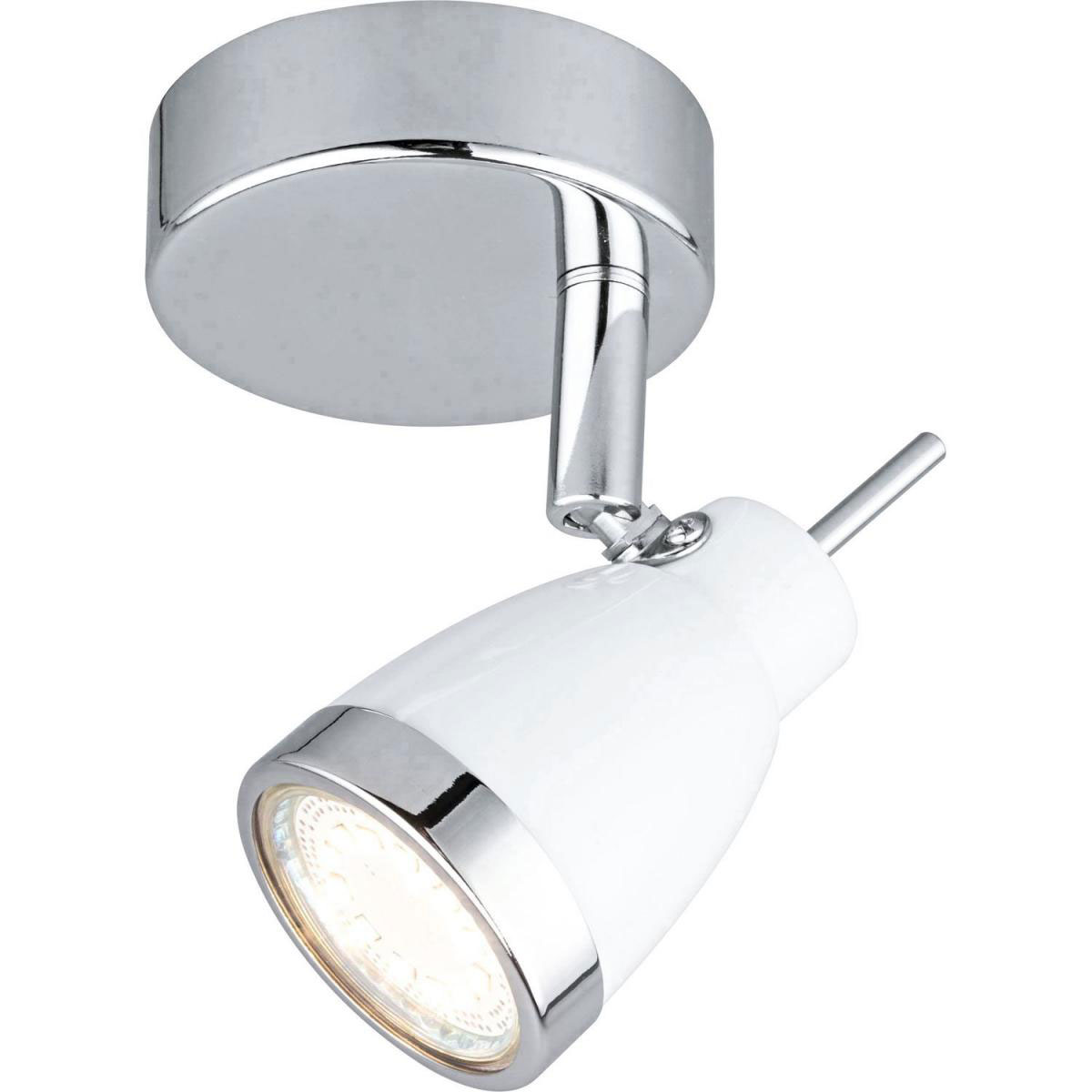 Flector LED-Spotserie Retro White 1 Spot weiß