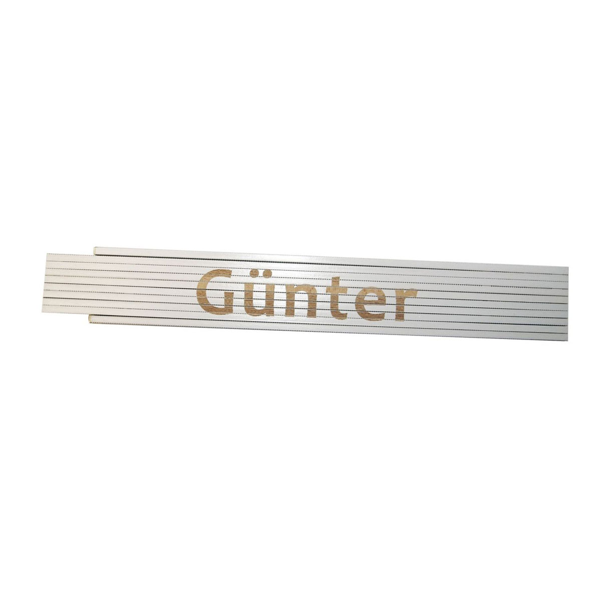 Meterstab „Günter“, 2m, weiß