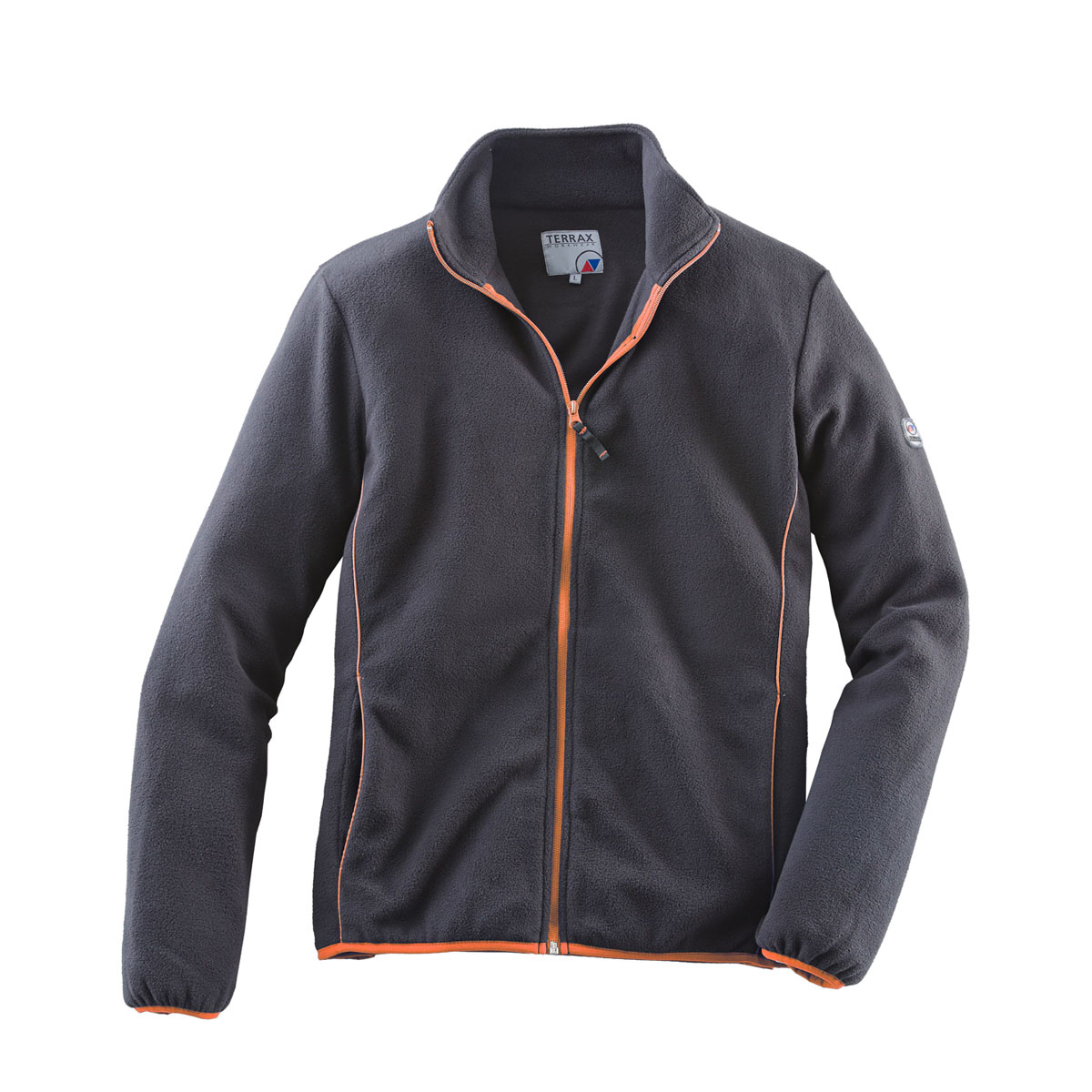 Terrax Workwear Fleecejacke schwarz-orange Größe XXL