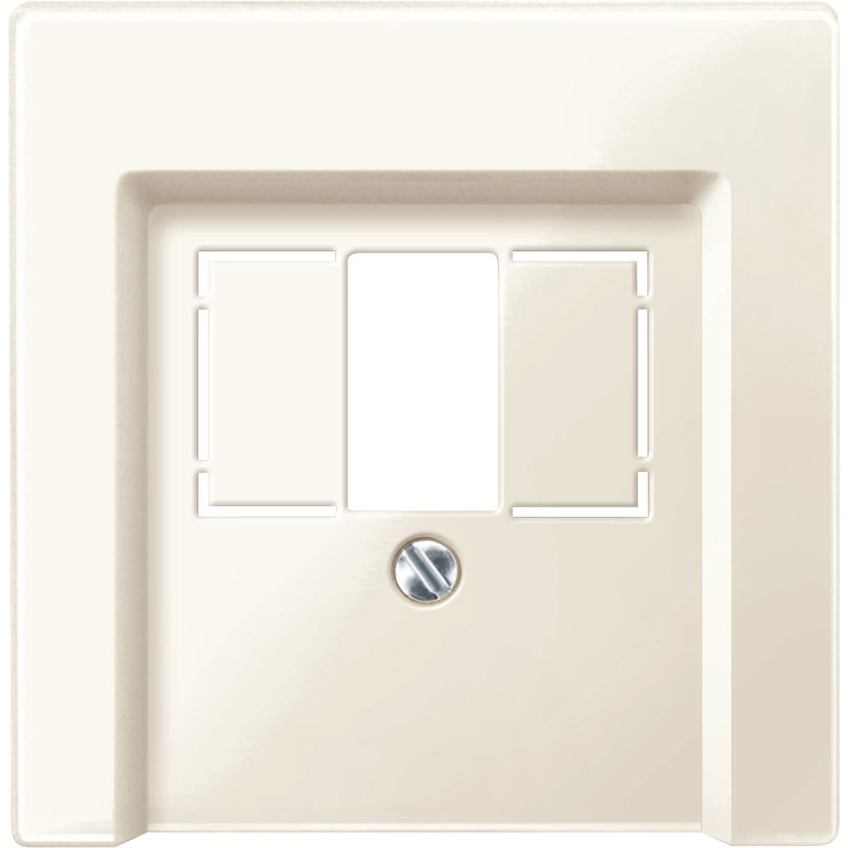 Merten TAE-Abdeckung System M weiß glänzend Merten TAE-Abdeckung System M weiß glänzend