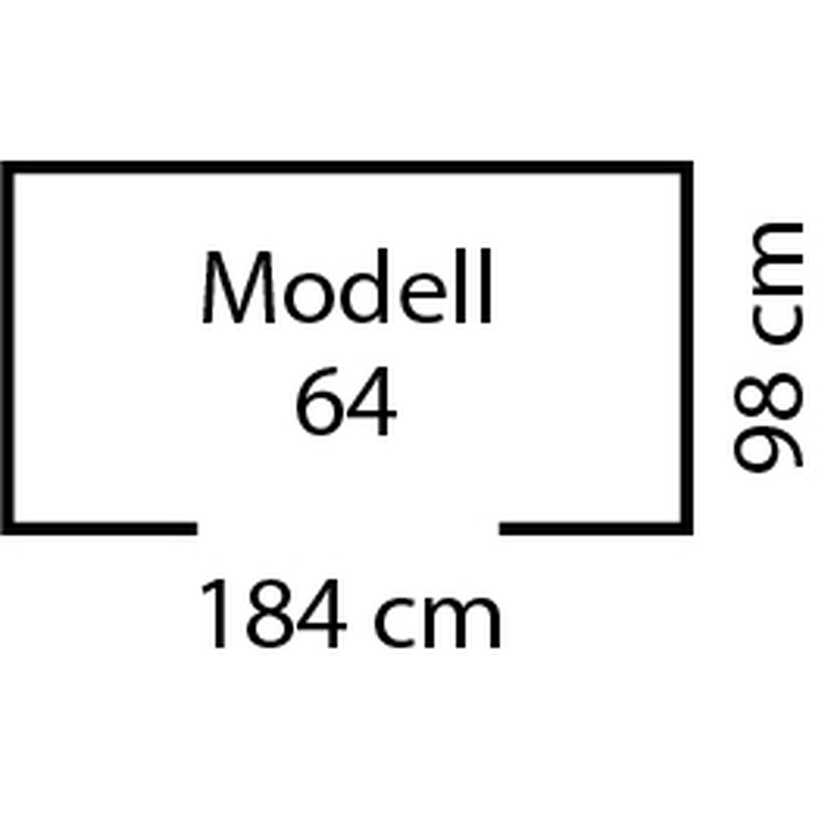 Pergart Gerätehaus Düsseldorf II 1,8m² creme Bild 5