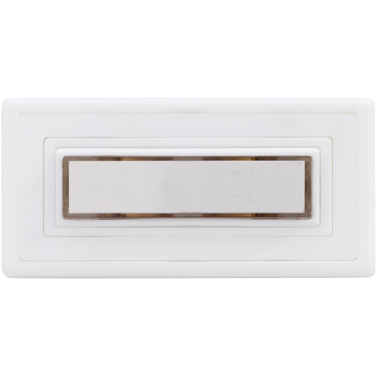 REV Ritter  Klingeltaster Aufputz Kunststoff 1-fach mit Namensschild beleuchtbar weiß Bild 1