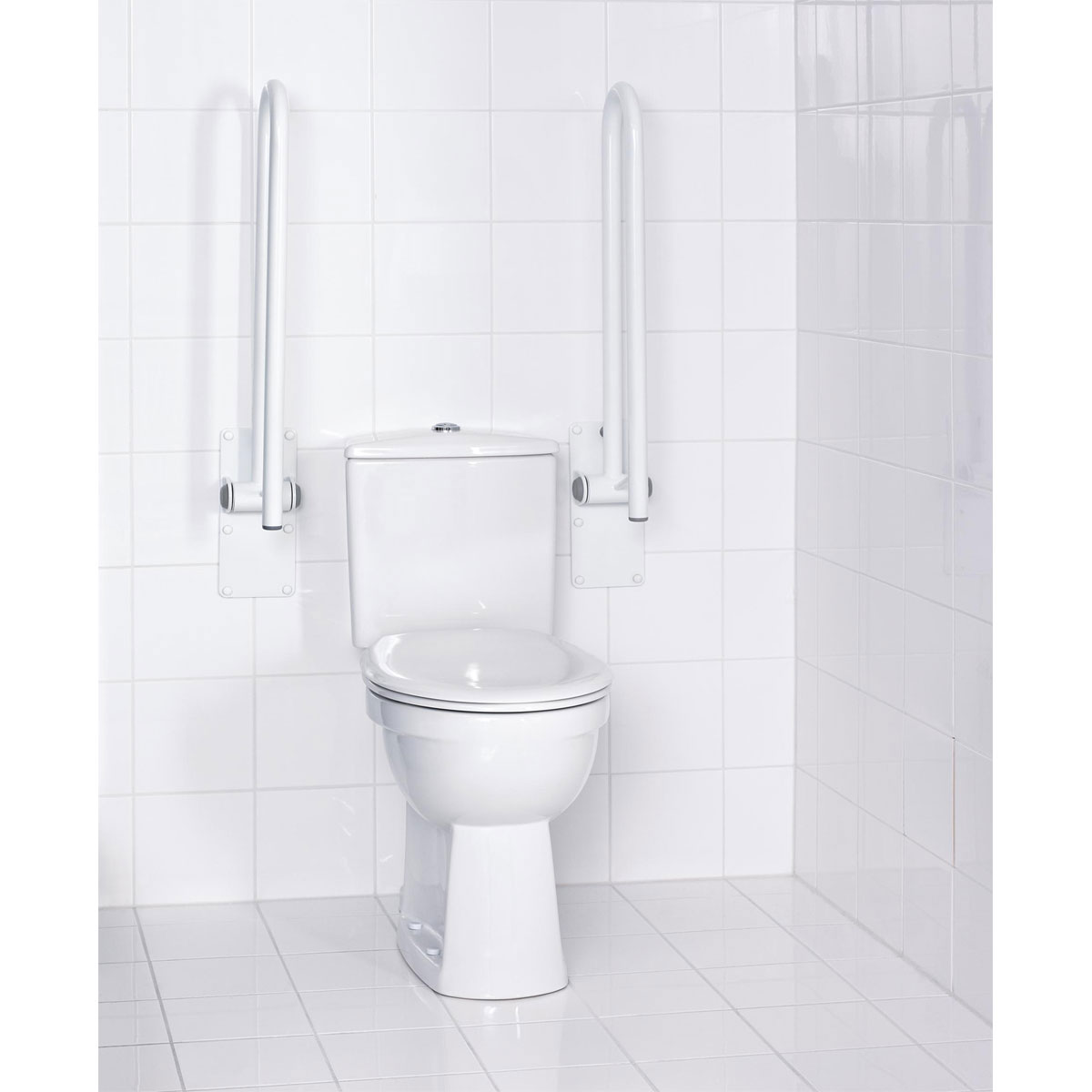 Ridder  WC-Aufstehbügel 55,5 cm klappbar weiß Bild 5