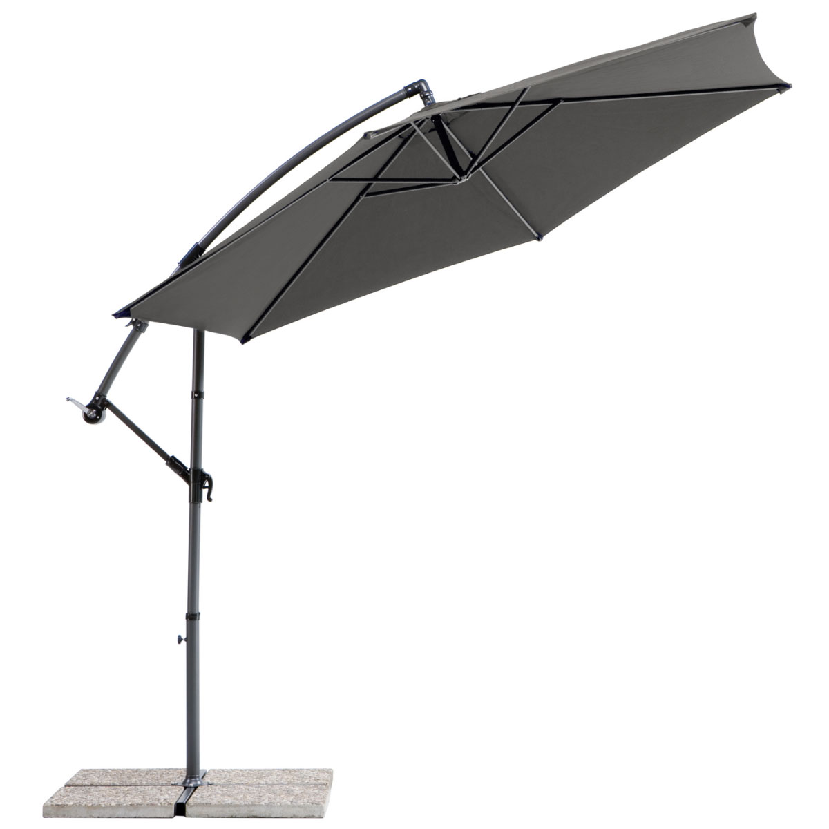 Schneider Schirme Sonnenschirm Venus 300 cm anthrazit Bild 3