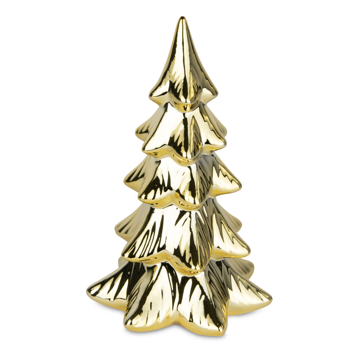 Baum Dolomit 13 x 13 x 21 cm gold