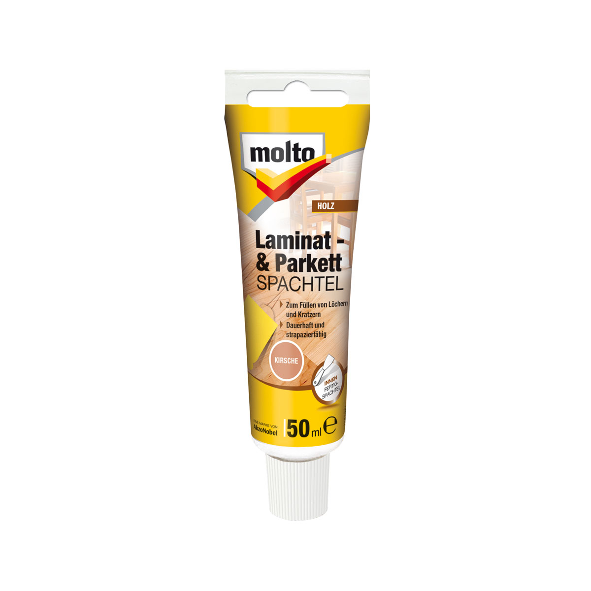 Molto Laminat- und Parkettspachtel kirsche 50 ml Molto Laminat- und Parkettspachtel kirsche 50 ml