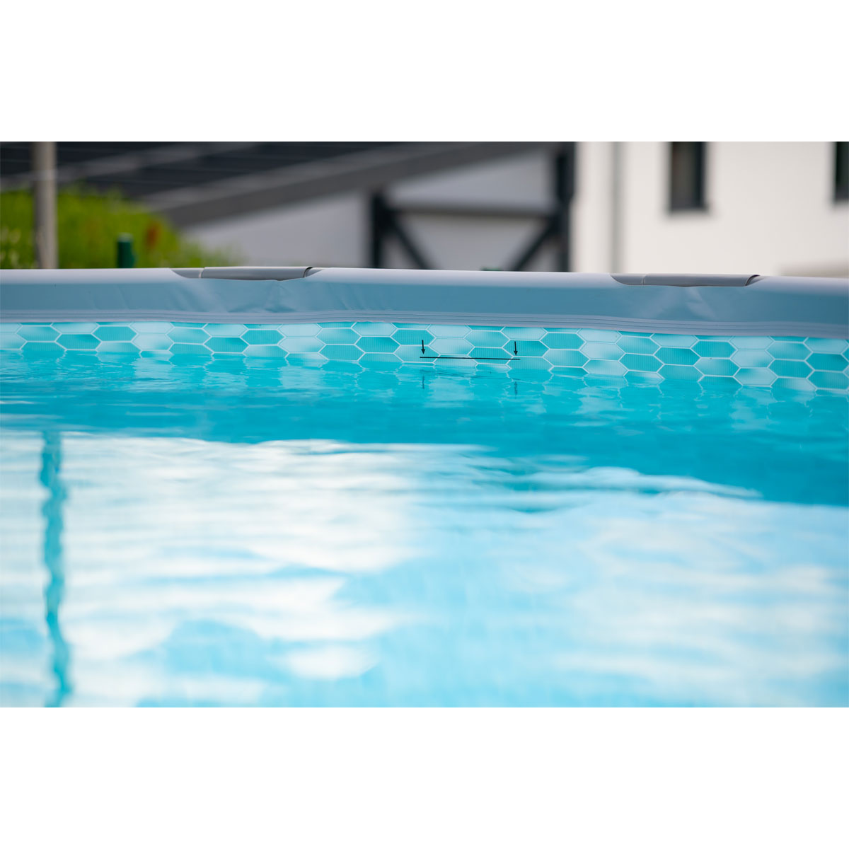 Summer Waves Elite Frame Pool 549x549x132cm Anthrazit Bild 5