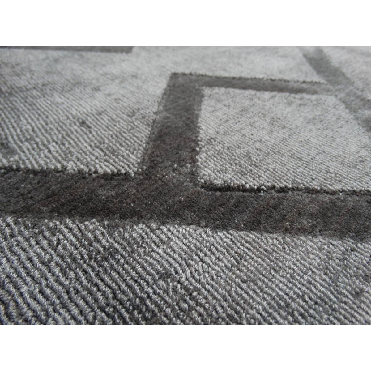 Kurzflorteppich „Luxury 310“ Grau/Anthrazit, 120x170cm Bild 3