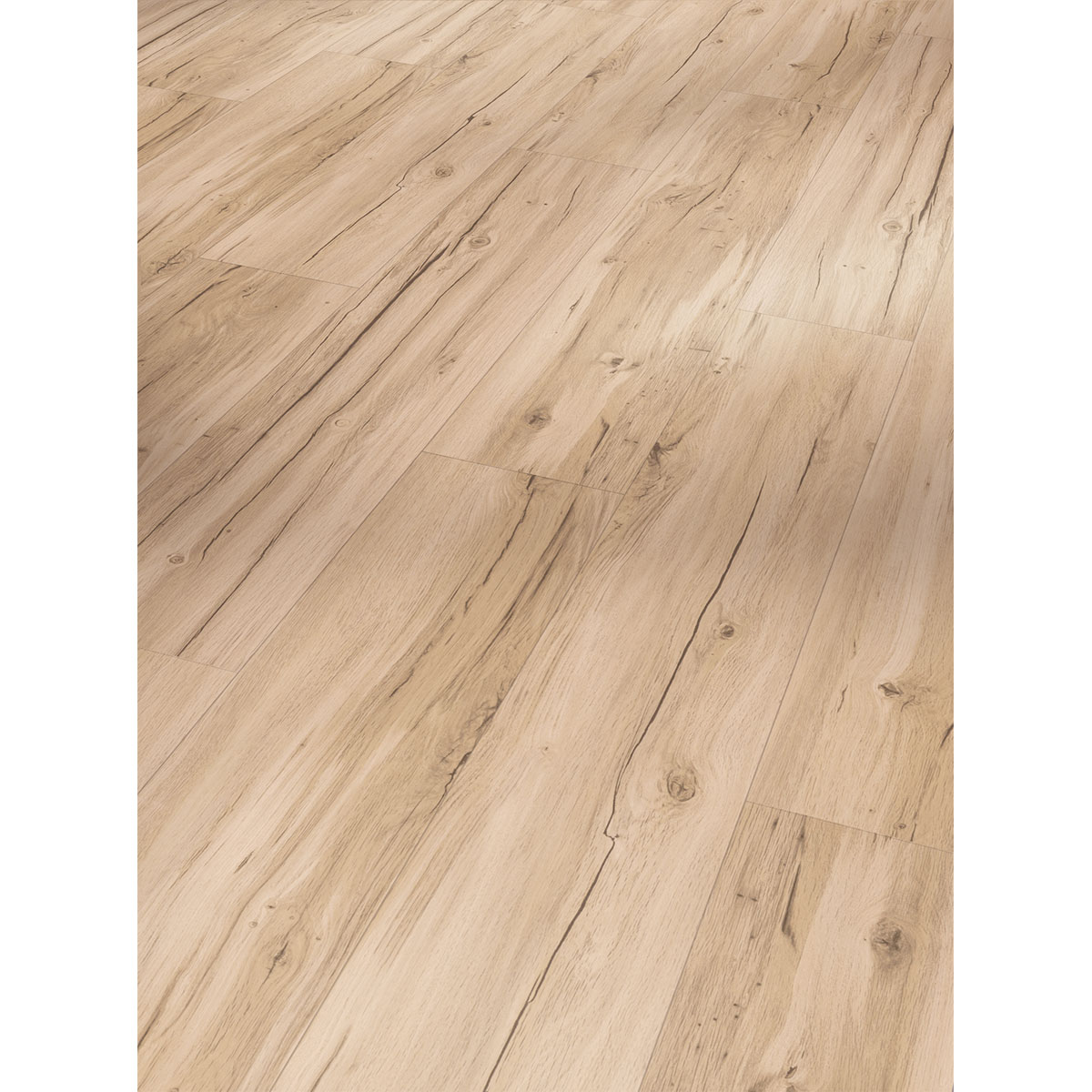 Parador Vinylboden „Basic 30“, Eiche Memory geschliffen, gebürstete Struktur, 21,6x120,7 cm