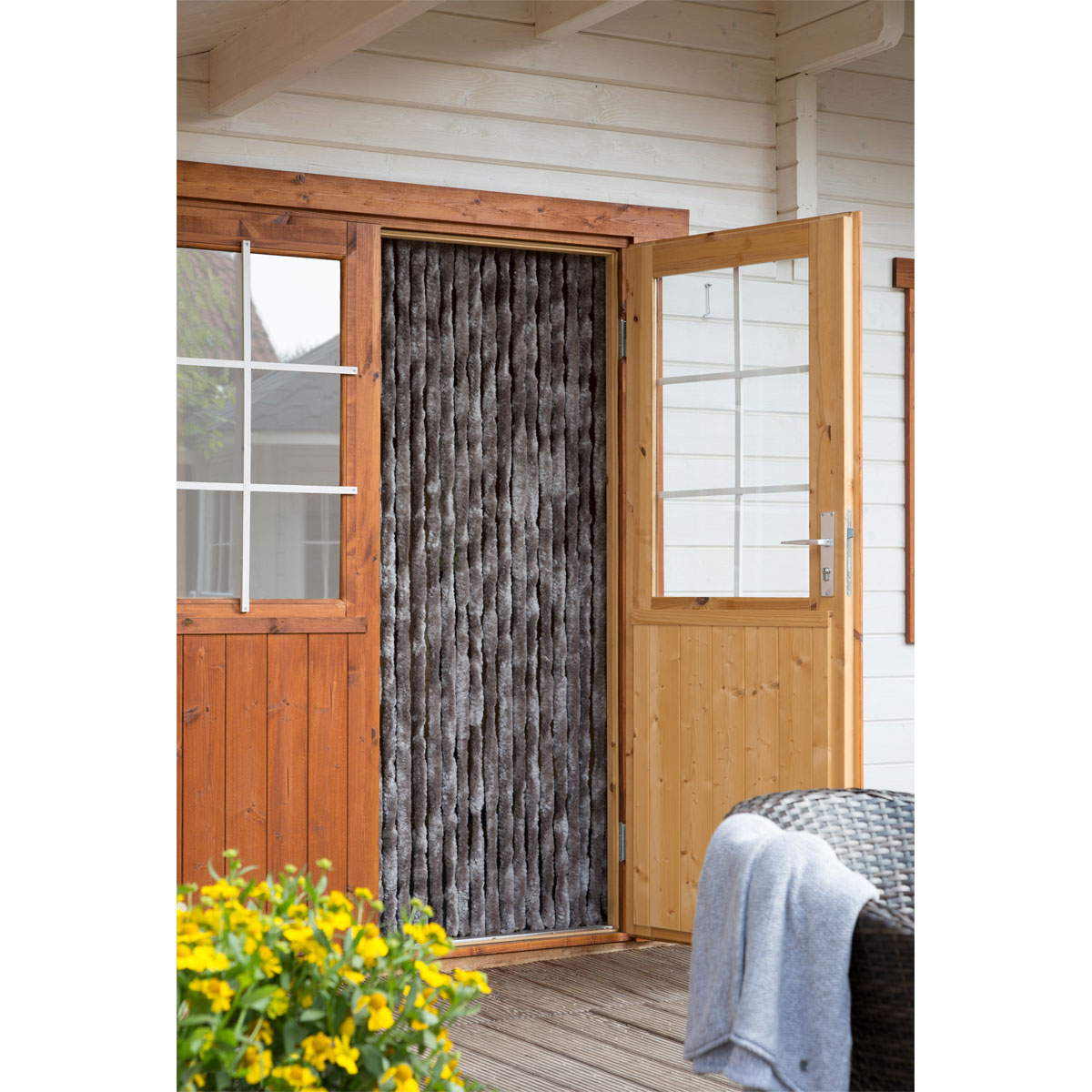 Deko-Vorhang dunkelbeige Bild 3