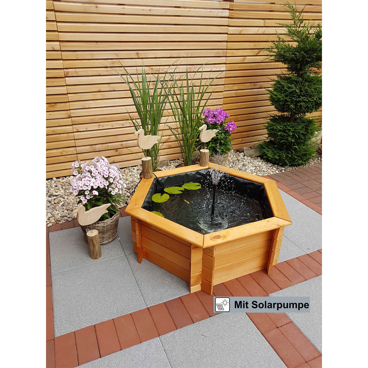 Promadino Sechseck-Hochteich 100 cm Bild 3