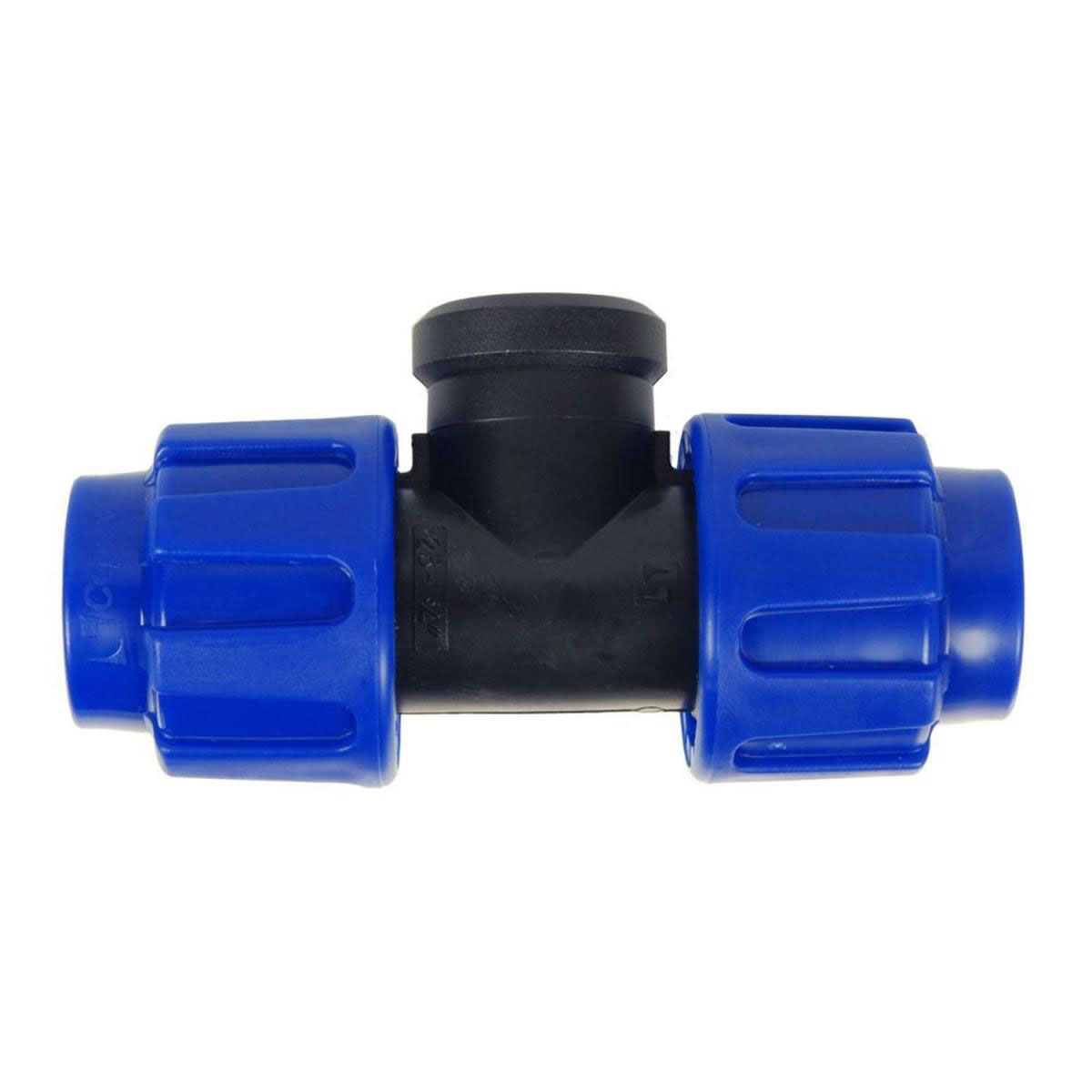 Kirchhoff T-Stück PP 32 mm x ¾ IG x 32 mm für HDPE DVGW