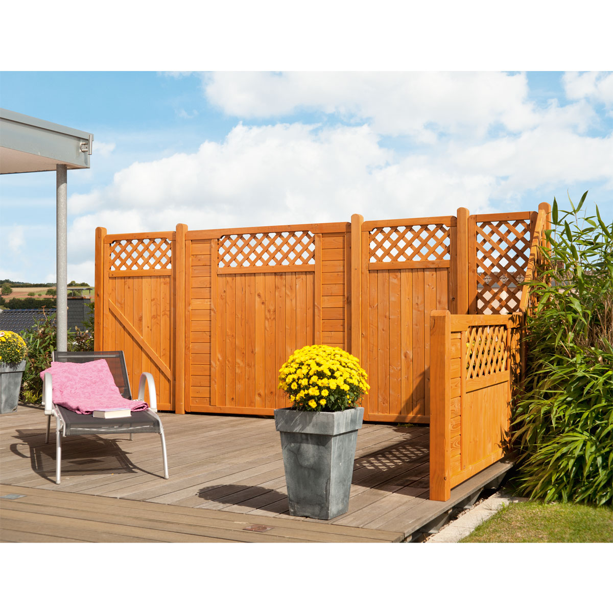 Zaunserie Mainau Zaunpforte 90 x 95 cm Bild 3