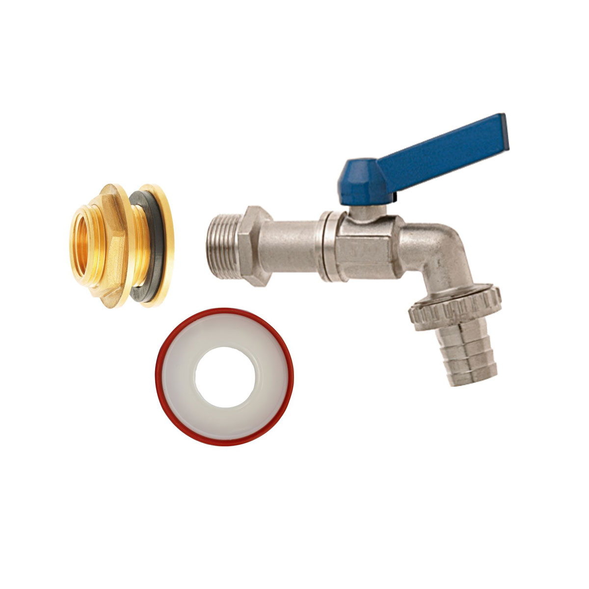 GEKA Regentonnen-Anschluss-Set 3/4 x 3/4 Zoll Bild 1