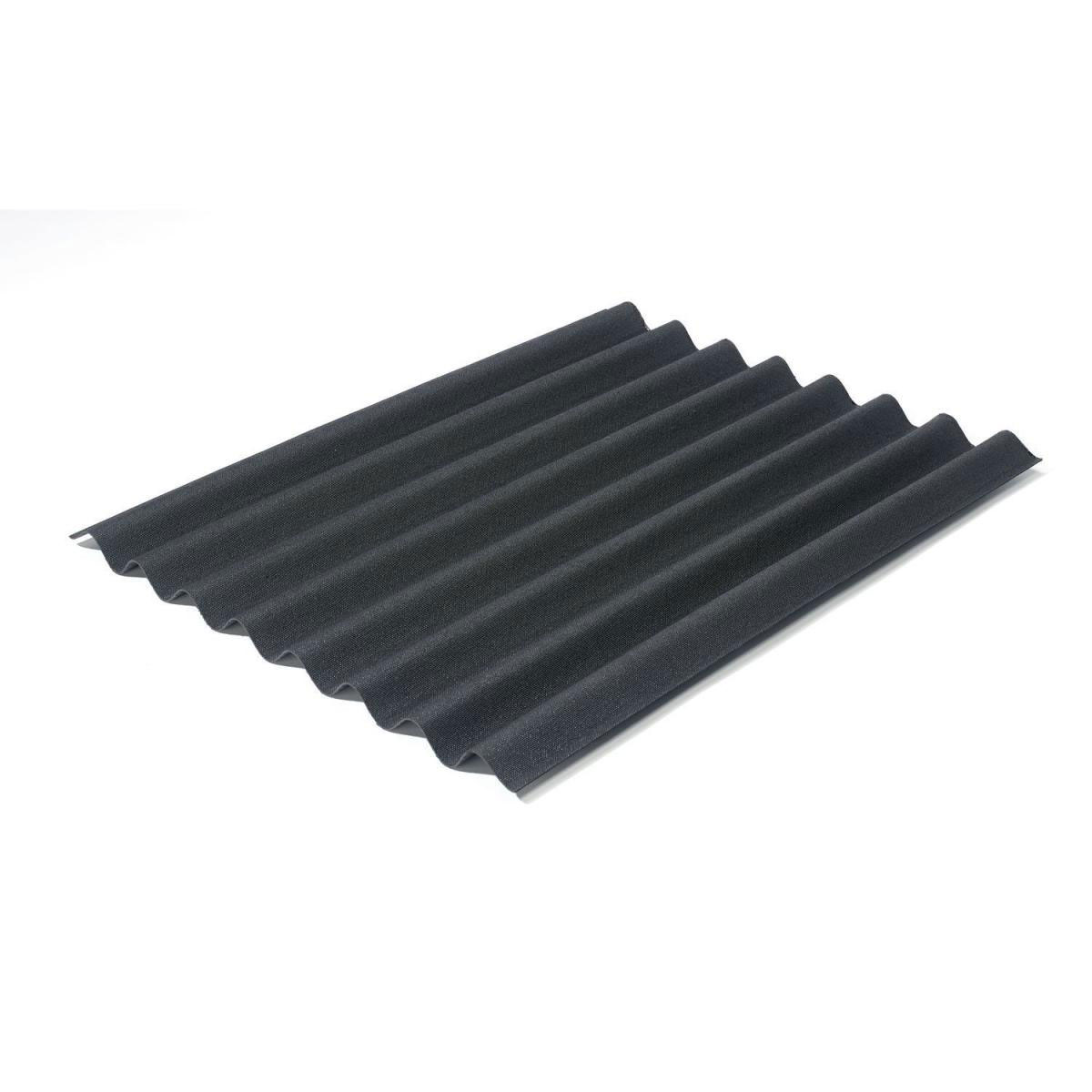 Onduline Easyline Bitumenwellplatte schwarz