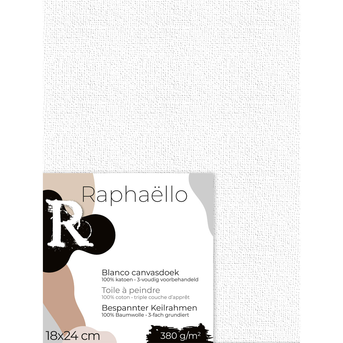 Leinwand Canvas 18x24 cm weiß Bild 1