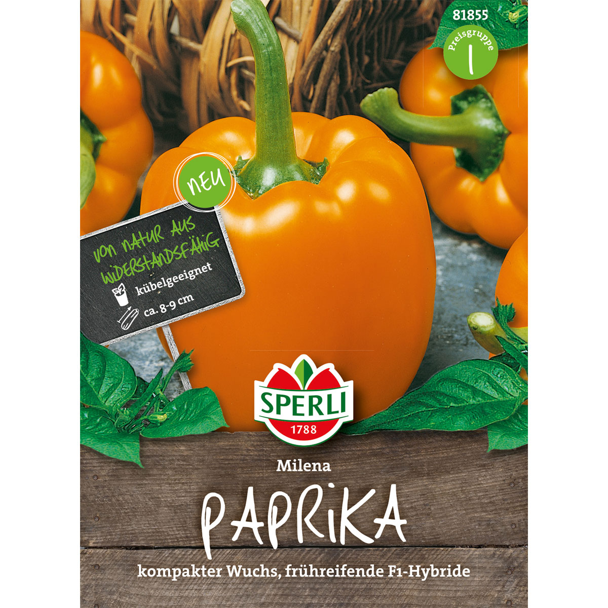 Sperli Paprika Milena Gelb-Orange Bild 1