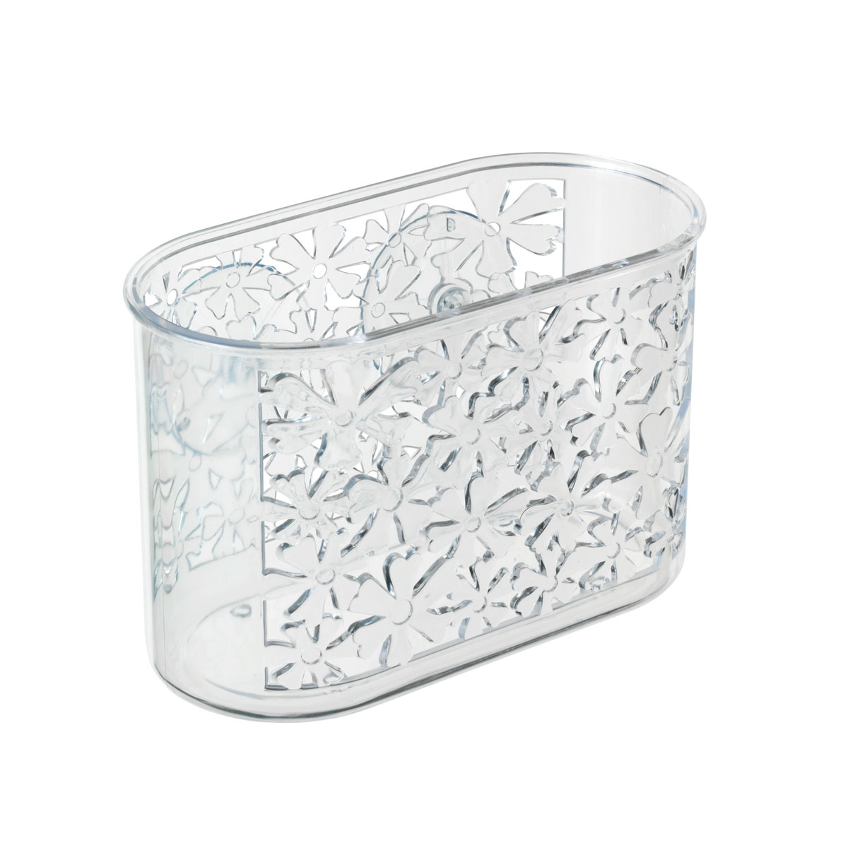 Wenko Universalablage Blumen transparent klein Bild 1