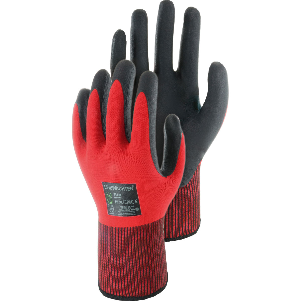 Triuso Handschuh Flex mit Nitril-Beschichtung Größe 9