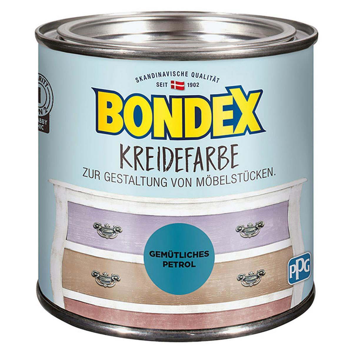Bondex Kreidefarbe gemütliches petrol Bild 1