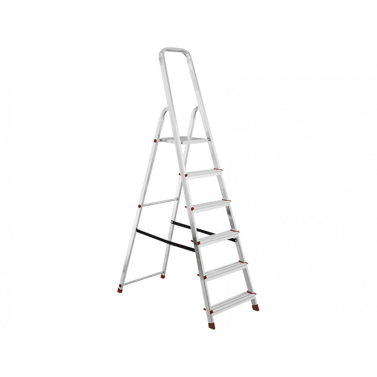 Krause Alu-Haushaltsleiter 6stufig