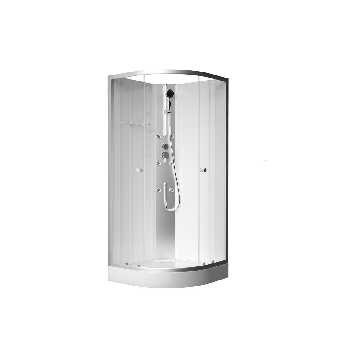 Aurlane Komplettdusche White Ocean 90 x 210 x 90 cm Bild 1