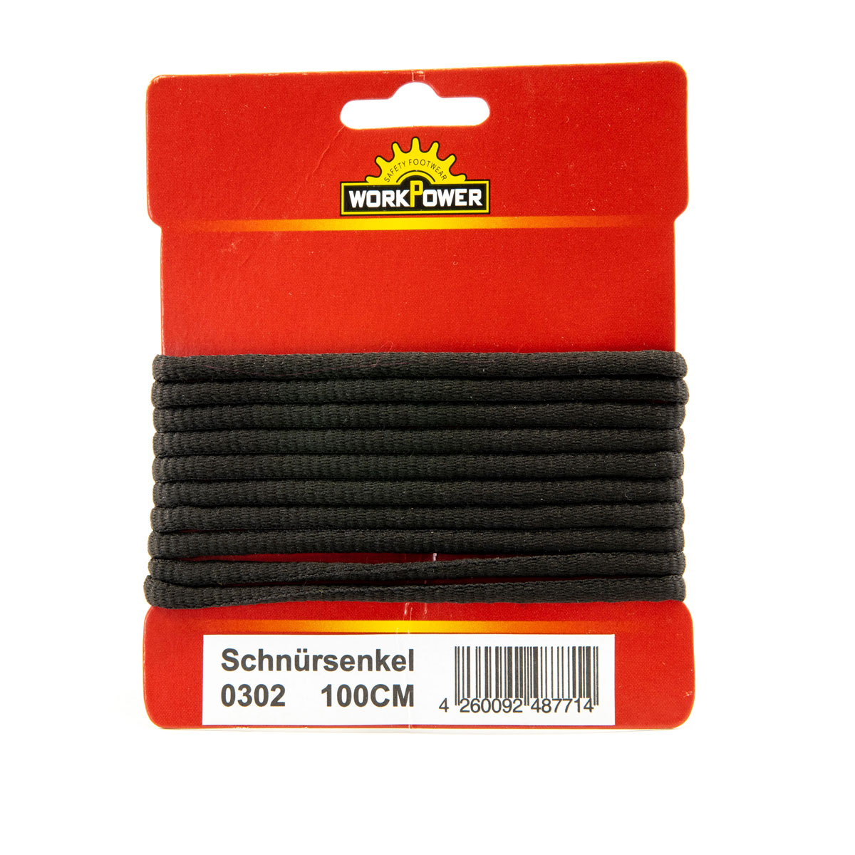 WorkPower Schnürsenkel schwarz 100 cm