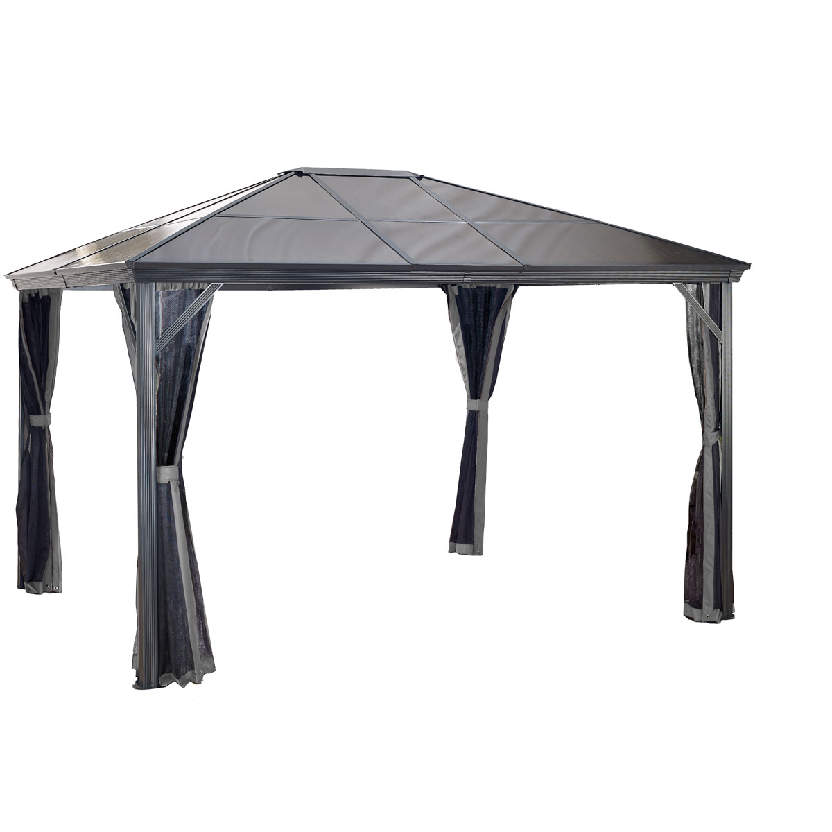 Sojag Pavillon Verona 1014 inkl. Moskitonetz 298,3x422,5x261cm Anthrazit