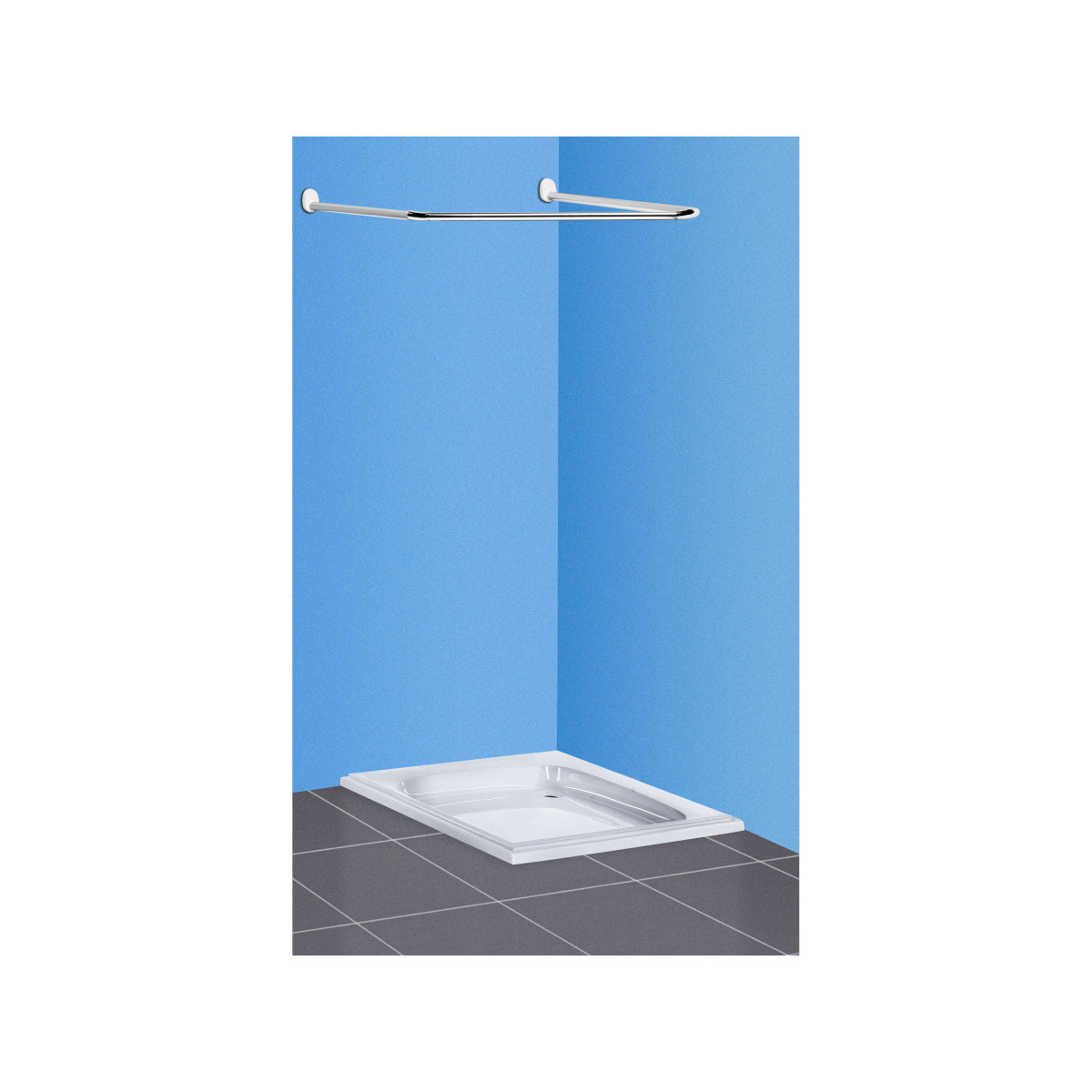 Valblue  Duschgestänge 25 mm chrom Bild 2