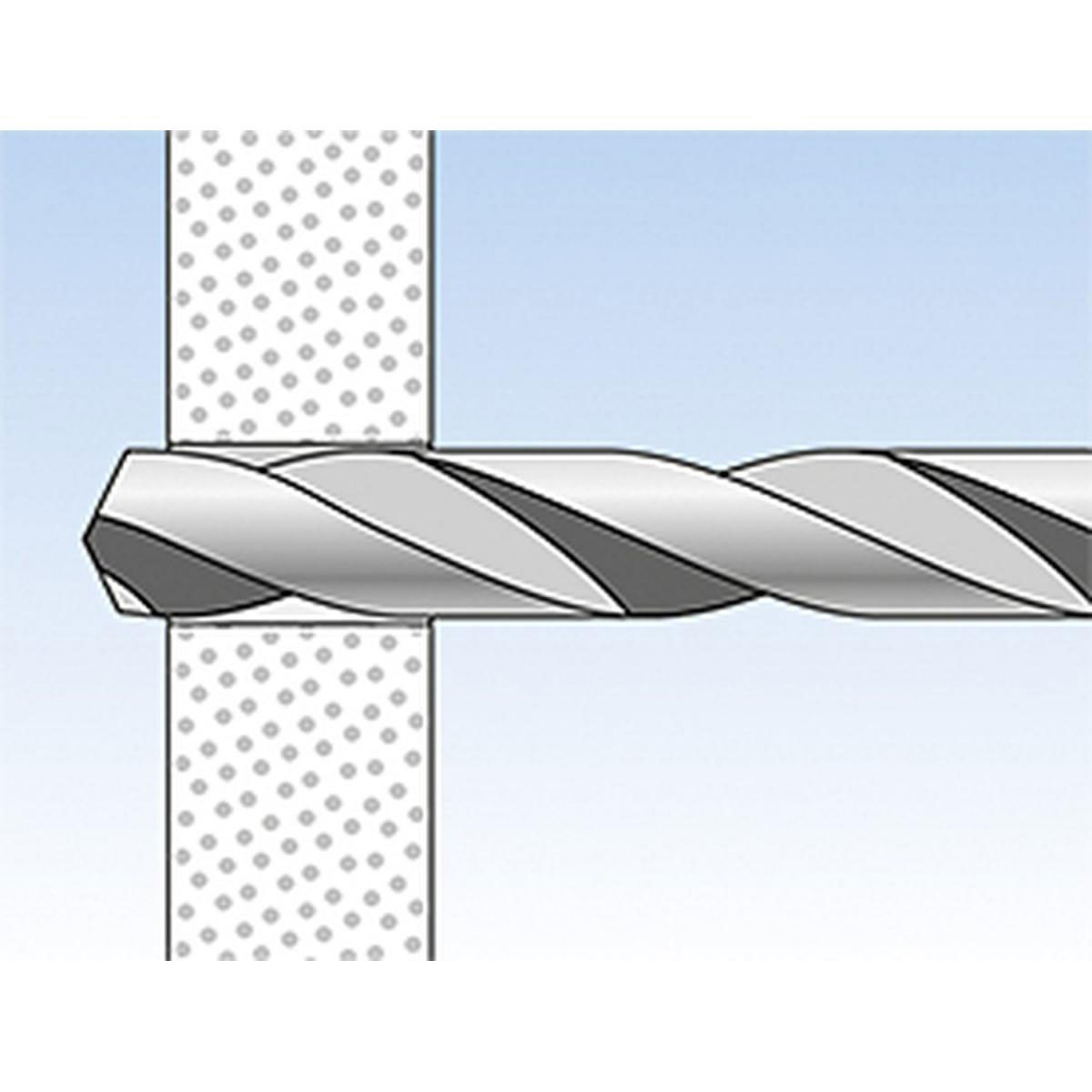 Fischer  Nylon-Kippdübel DuoTec 10 S mit Panhead Schraube 10 Stück Bild 3