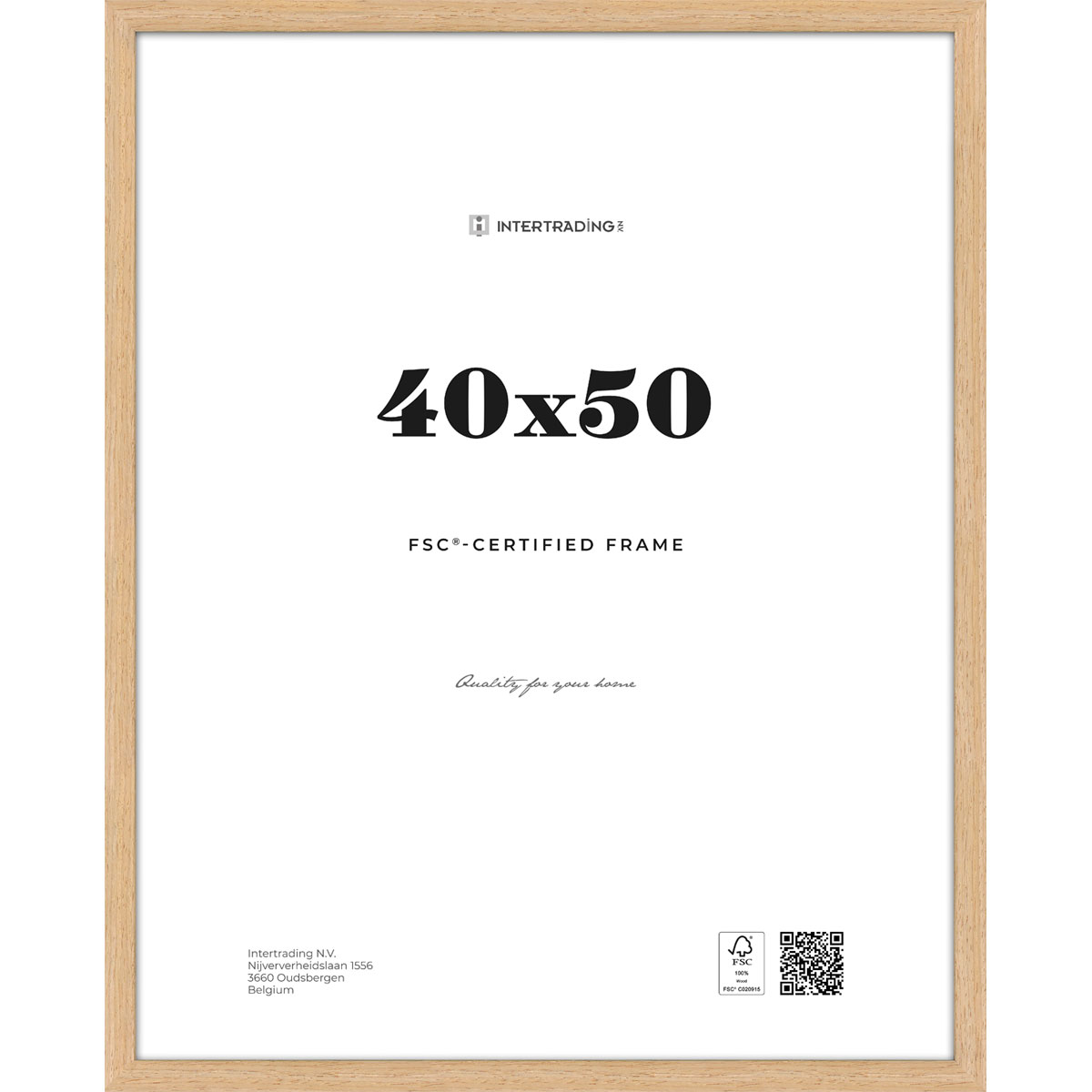 Bilderrahmen Quebec 40x50 cm Eiche
