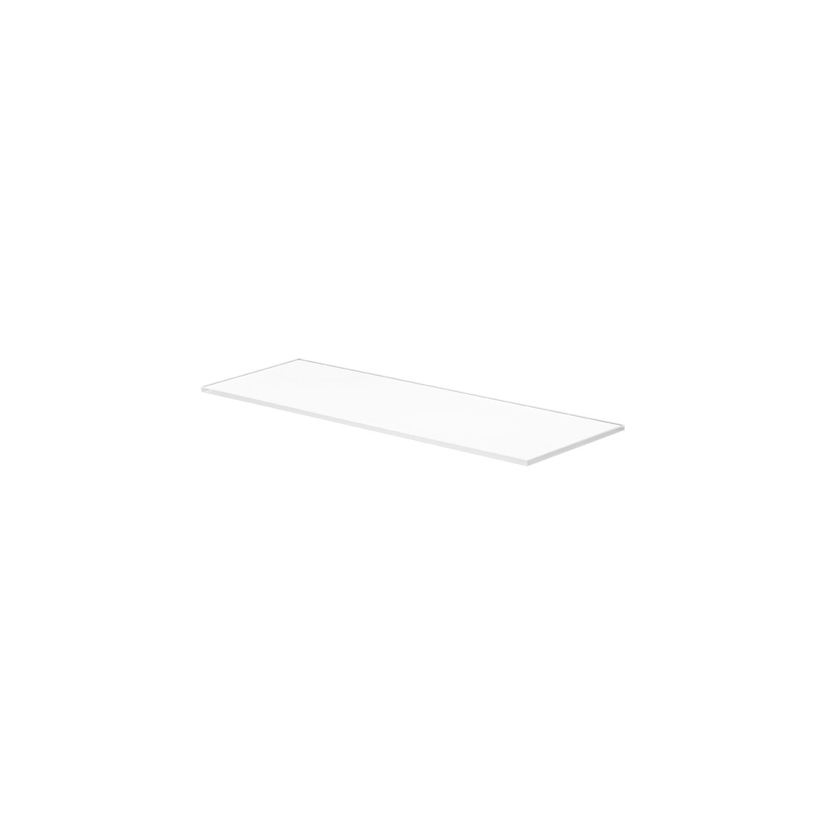 Dolle Regalboden Glassline Square weiß 60 x 20 x 1 cm