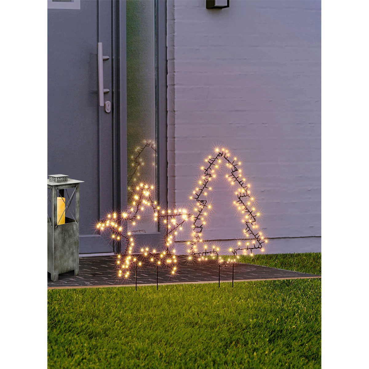 Ambientis Gartenstecker Stern 100 LEDs Außen batteriebetrieben Bild 4