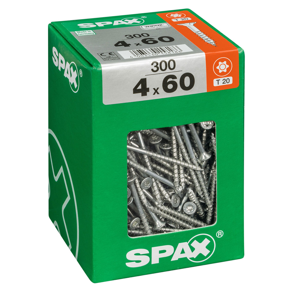 Spax Universalschrauben WIROX Senkkopf 4 x 60 XL 300 St Bild 2