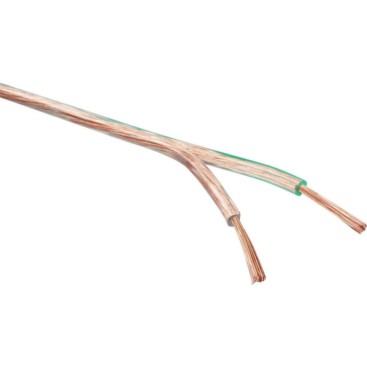 Schwaiger Audio-Lautsprecherkabel 10 m transparent 2x 0,75 mm² Bild 1