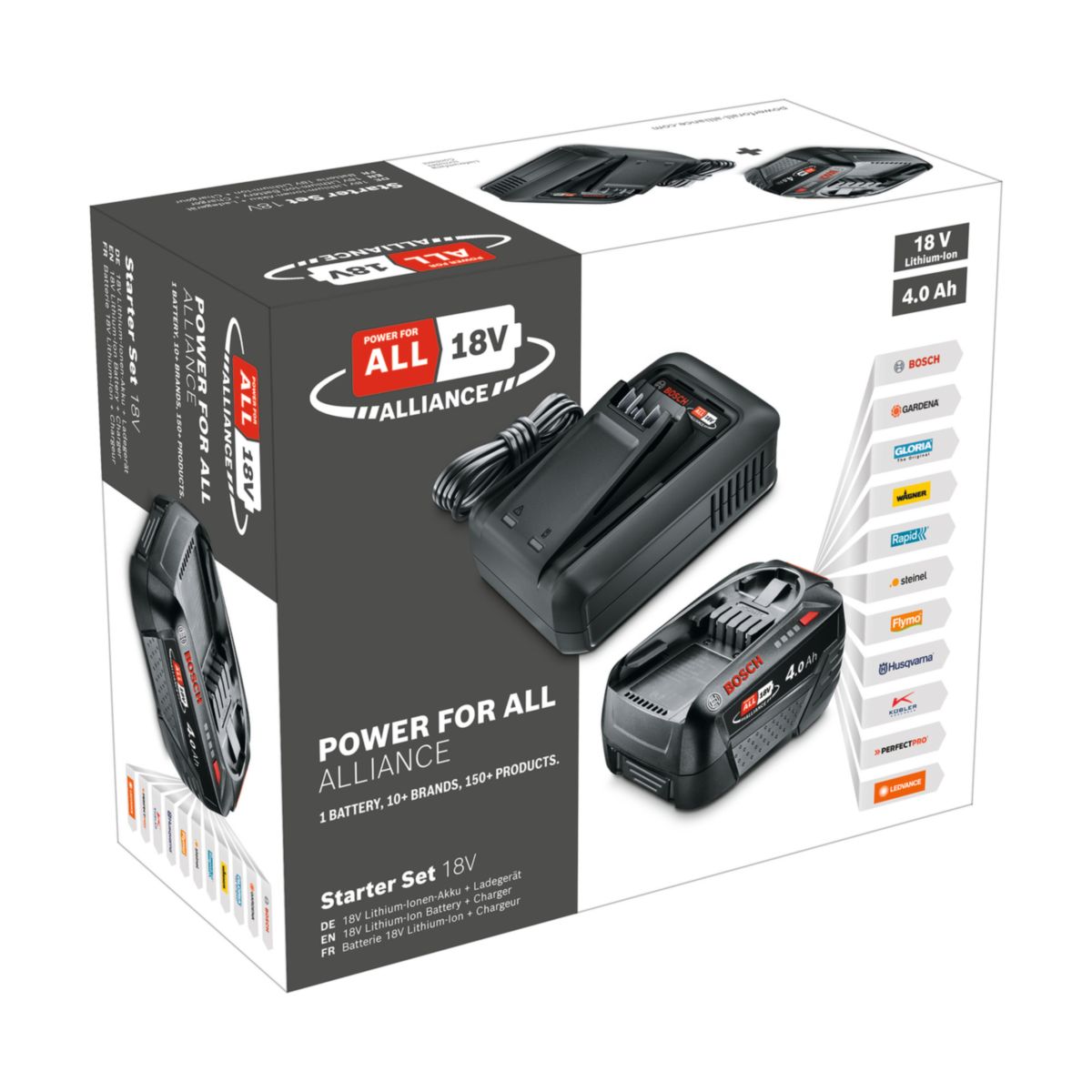 Bosch Akku Starter-Set 18V, 4,0 Ah Akku Ladegerät 18V-44 Bild 2