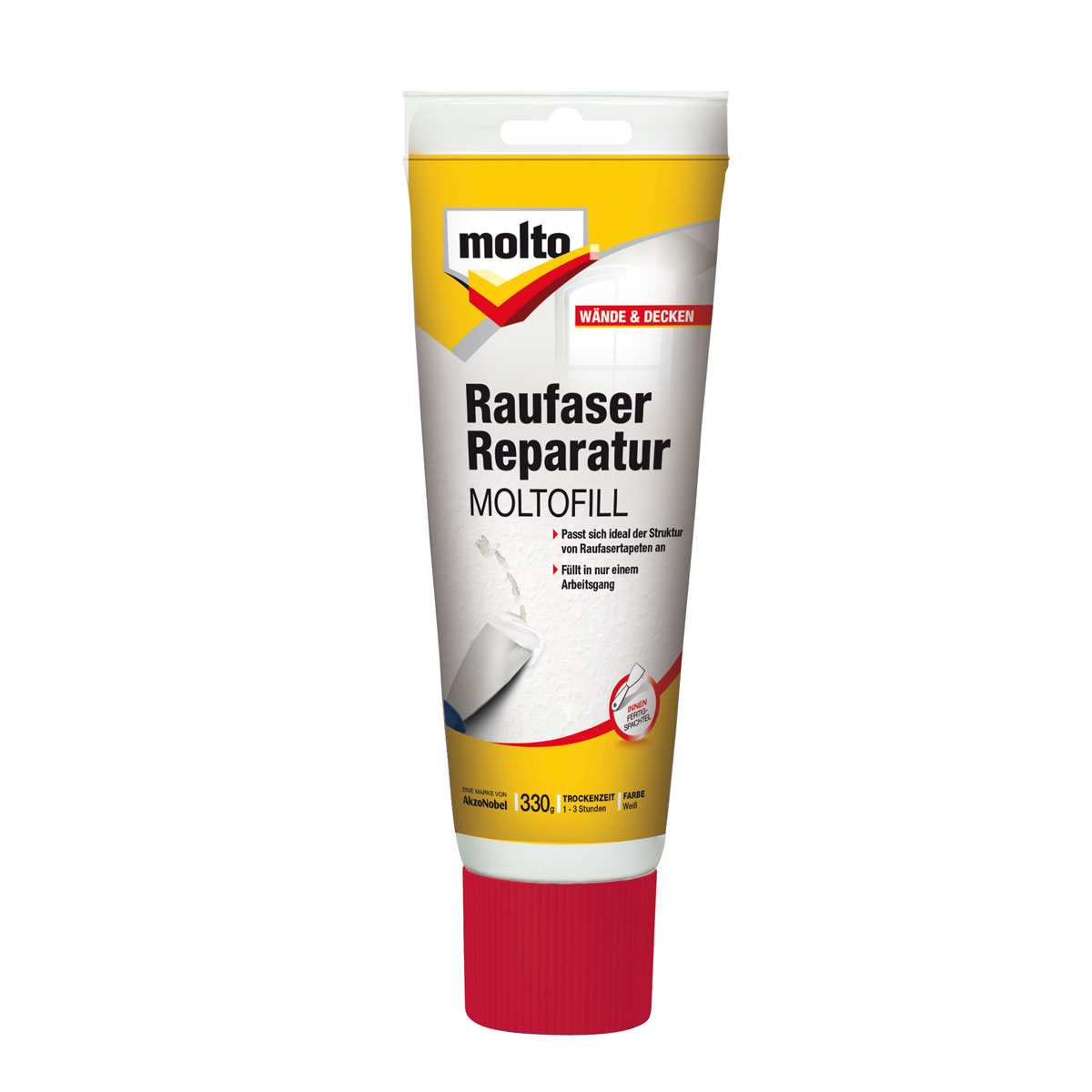 Molto Raufaser Reparatur fill 0,33 kg Molto Raufaser Reparatur fill 0,33 kg