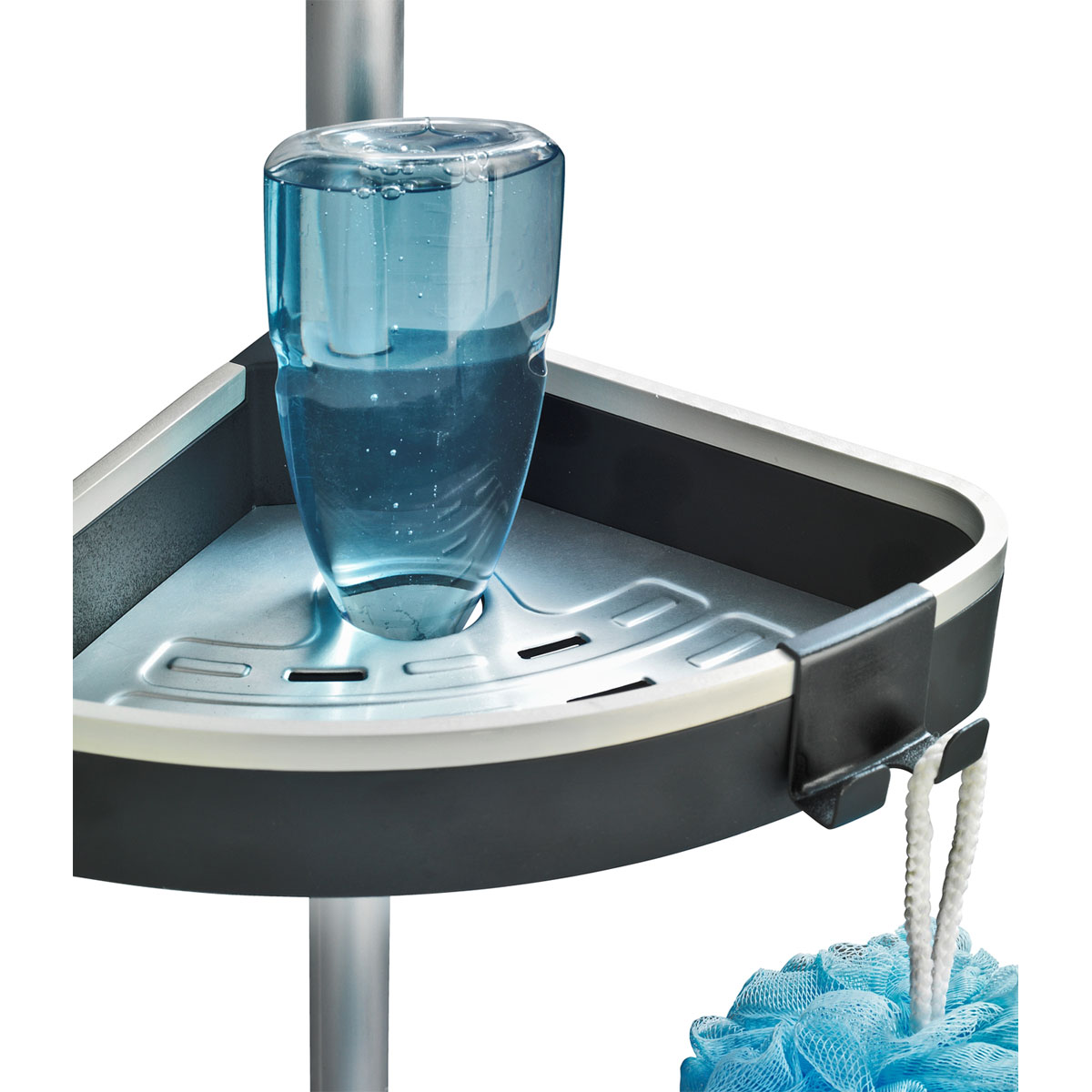 Wenko  Teleskop-Duschecke Wave mit 3 Ablagen und Spiegel Bild 10