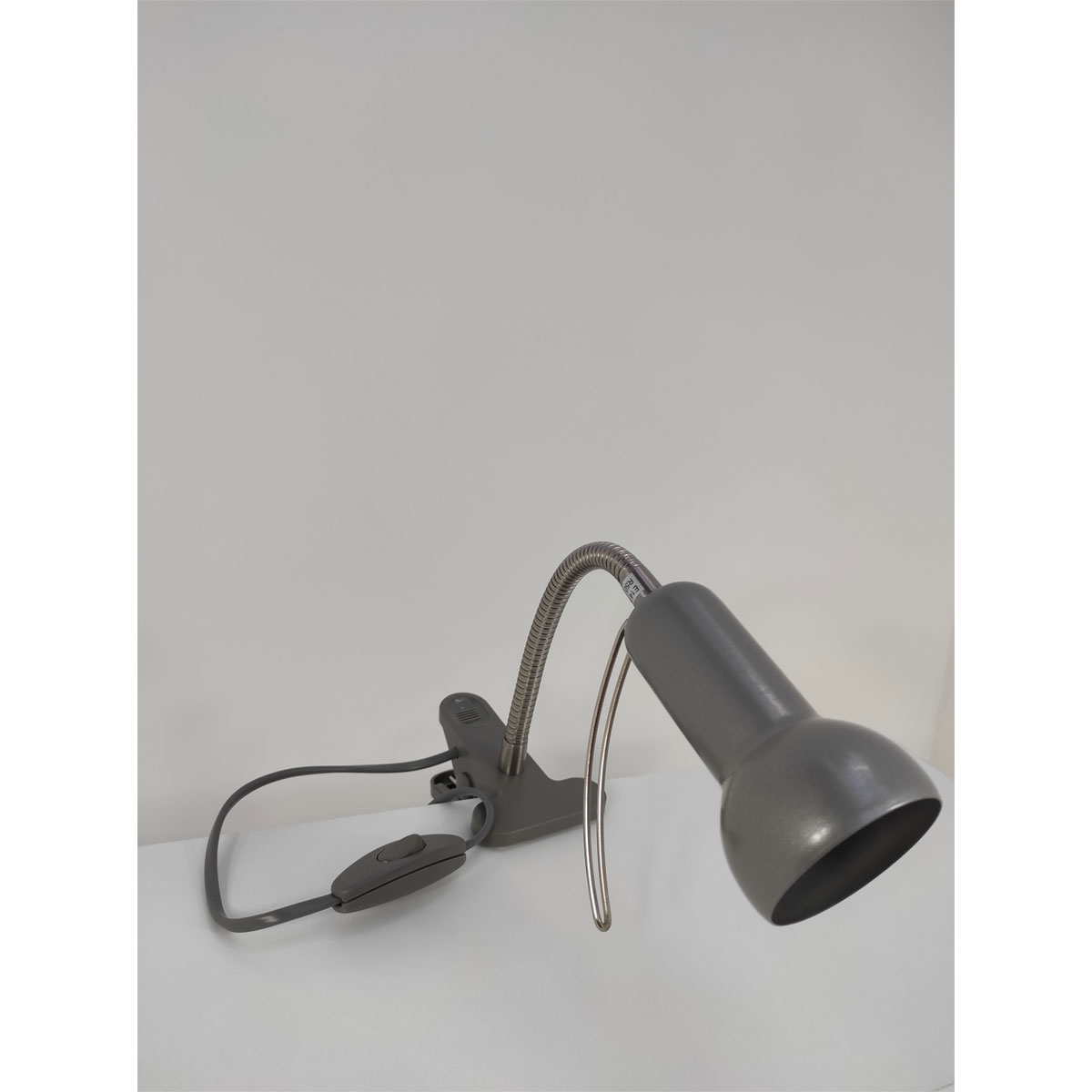 Klemmleuchte flexibel silber Bild 2