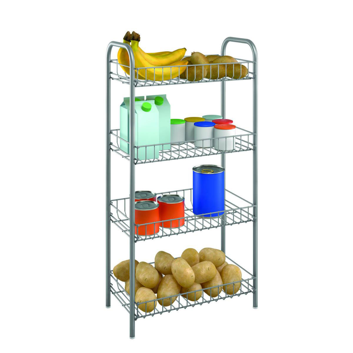 Metaltex Monaco Allzweckregal 4-Etagen Bild 2