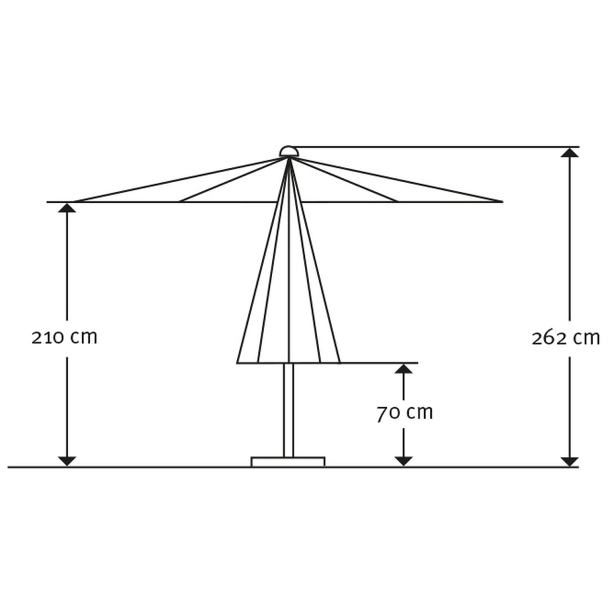 Schneider Schirme Sonnenschirm Gemini 360 cm Anthrazit Bild 8